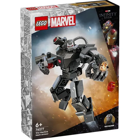 Lego Super Heroes Armadura Robótica De Máquina De Guerra Cantidad de piezas 154 Versión del personaje IRON MAN