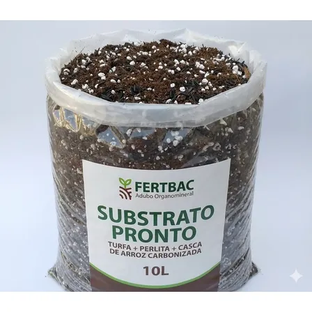 Substrato Pronto 10l Turfa Perlita E Casca Arroz Carbonizada