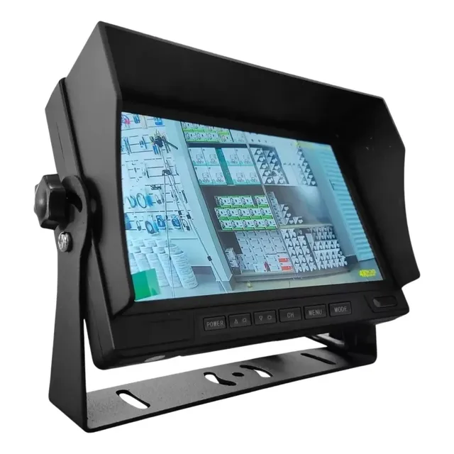 Monitor Veicular 10'' Polegadas 4 Canais