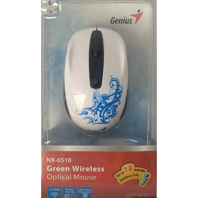 Mouse Genius Inalambrico Ergonómico Nx6510 2.4ghz Pcwin Mac 