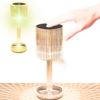 Abajur Luminária De Mesa Cúpula Cristal Sala Quarto 3 Toques Abajur Luminária De Mesa Cúpula Cristal Sala Quarto 3 Toques