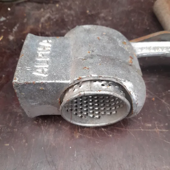Moedor Pão Farinha De Rosca Manual Antigo Usado Alpha Funcio