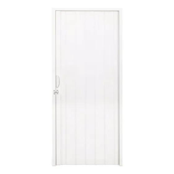 Porta Sanfonada Pvc Polifort 210cmx60cm Branco Neve H Cor Branco-neve