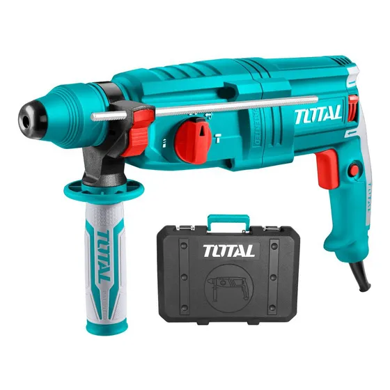 Rotomartillo Electroneumático Total Uth308268 Turquesa Frecuencia De 50hz/60hz Con 800w De Potencia 110v