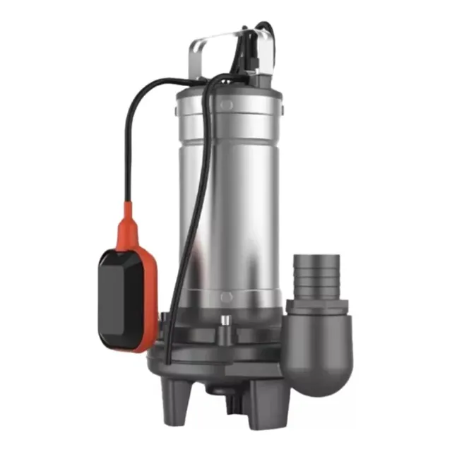 Bomba Sumergible Leo 1  Hp Aguas Residuales, C/flotante 110v