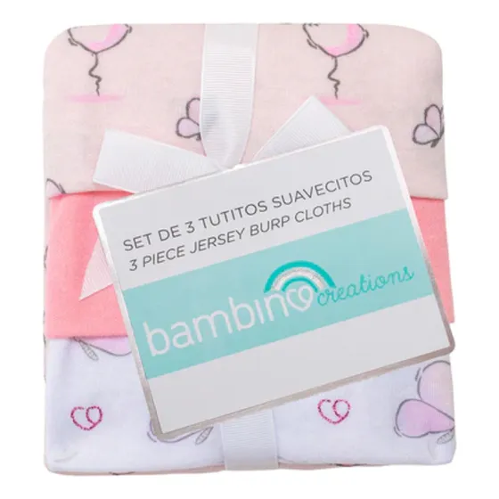 Set De 3 Tutos Bambino Rosa
