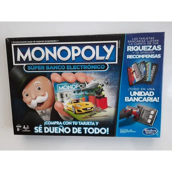 Monopolio Monopoly Banco Electrónico Original Nuevo Sellado.