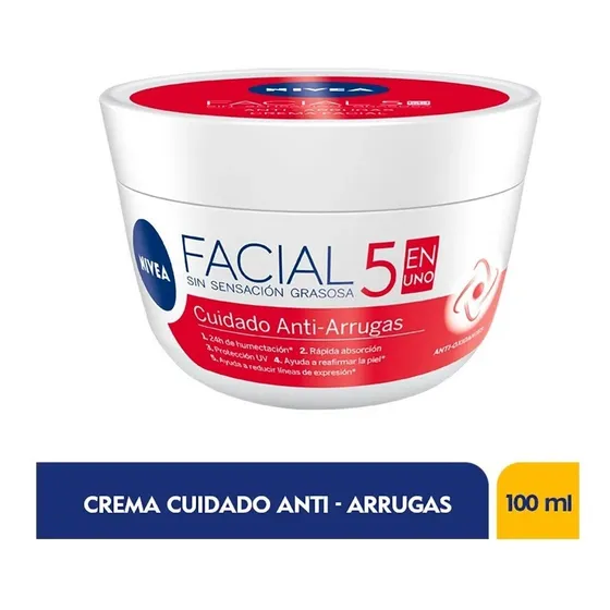 Crema Nivea Anti-arrugas - mL a $397