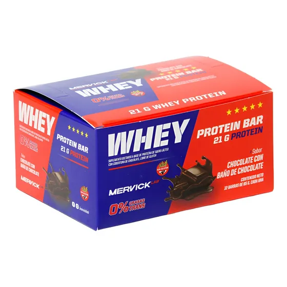 Barras Proteicas Mervick Caja 12u  Proteina