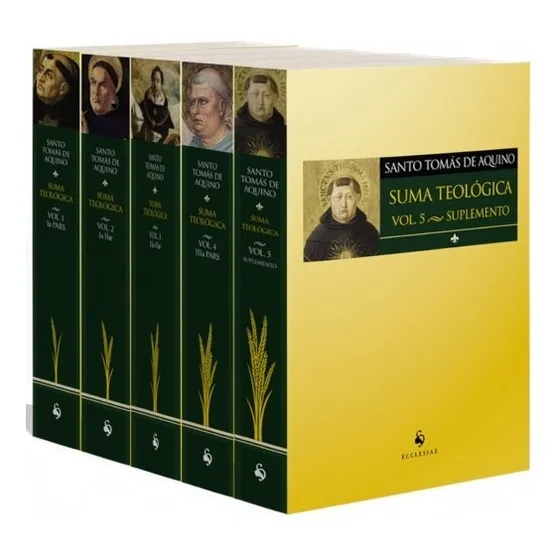 Livro Suma Teológica Completa (5vols) -  St. Tomás De Aquino