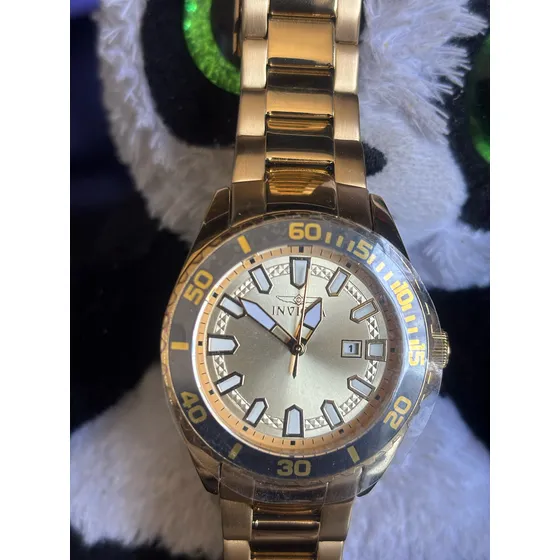 Reloj Invicta Pro Driver 47344 Gold Para Mujer