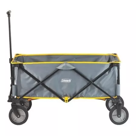 Carrito Plegable Transportador Playa Super Gris Coleman 