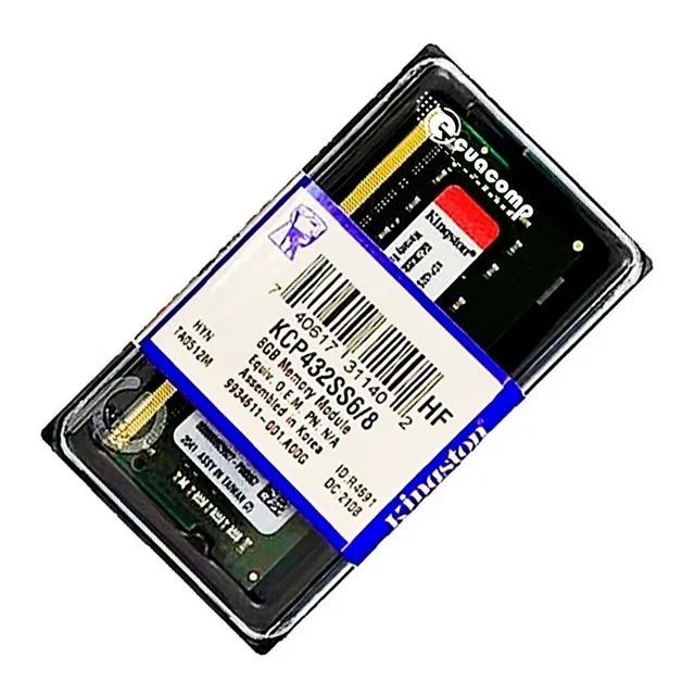 Memoria Ram Kingston 8gb Ddr4 Pc4-25600 3200mhz So-dimm