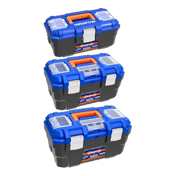 Set 3 Cajas De Herramientas 13 16 19 B/metálico Wadfow G P Color Negra