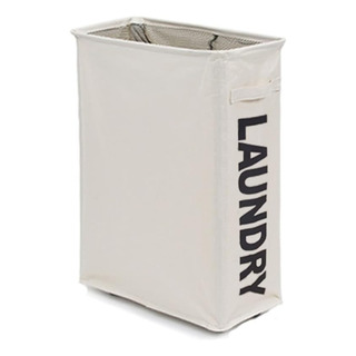 Cesto De Roupas Sujas Com Rodinha Dobrável Multiuso 44l Cor Branco Easy Decor Cesto De Roupas Sujas Com Rodinha Dobrável Multiuso 44l Cor Branco Easy Decor