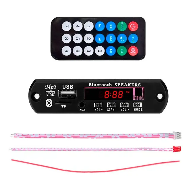 ` Modulo Reproductor De Audio Mp3 Usb Bluetooth Radio Aux Tf