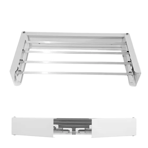 Perchero De Pared Para Secar Ropa Barra Plegable Resistente