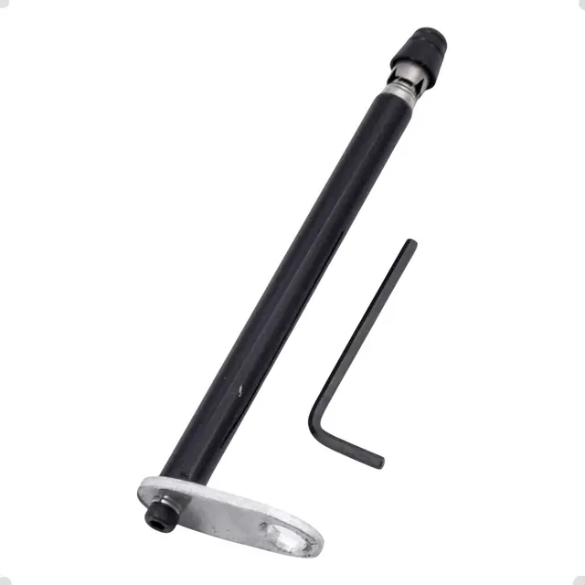 Antena Corta Pipa Moto Universal Retrovisor Aço Inox Preto