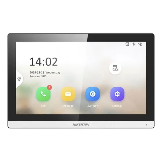 Monitor Para Videoportero Ip Ds-kh6350-wte1 Hikvision 7 Color Negro | Cuotas sin interés