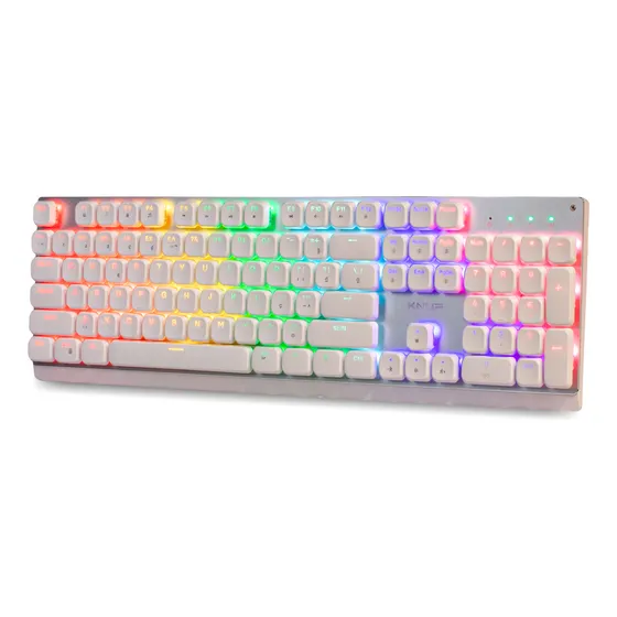 Teclado Gamer Mecânico Switch Red Led Rgb Abnt Usb Pc Ps5