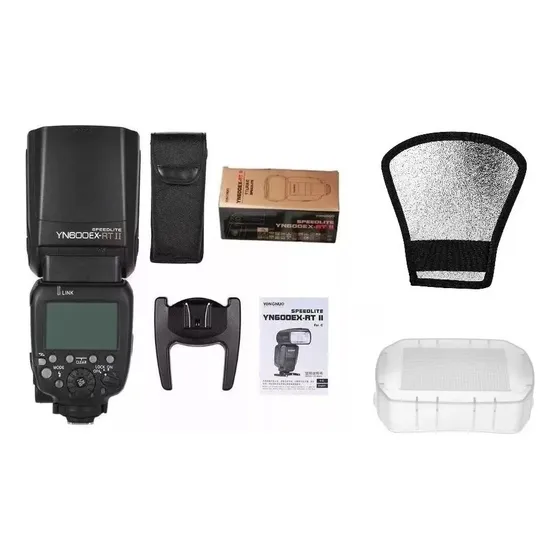 Flash Yongnuo Yn 600 Ex Rt Il P/ Canon+rebatedor+difusor