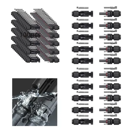 Kit 100 Par Conector Mc4 Energia Solar Fotovoltaico Ip67
