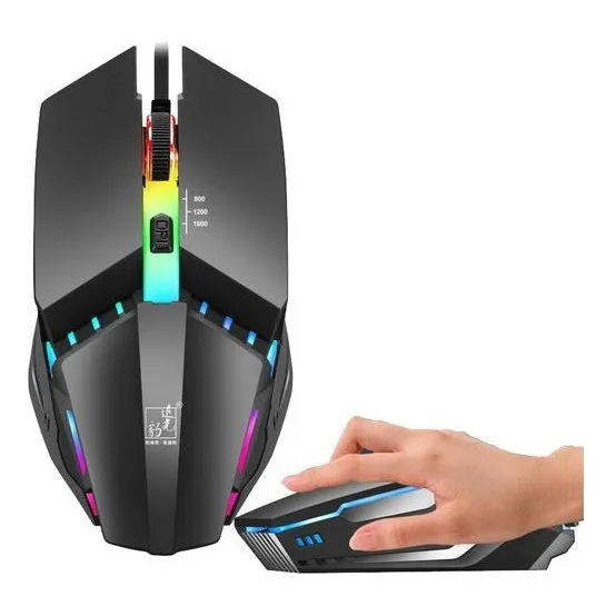 Mouse Gamer Sades K3 Rgb 1600 Dpi Regulable Newportobelisco