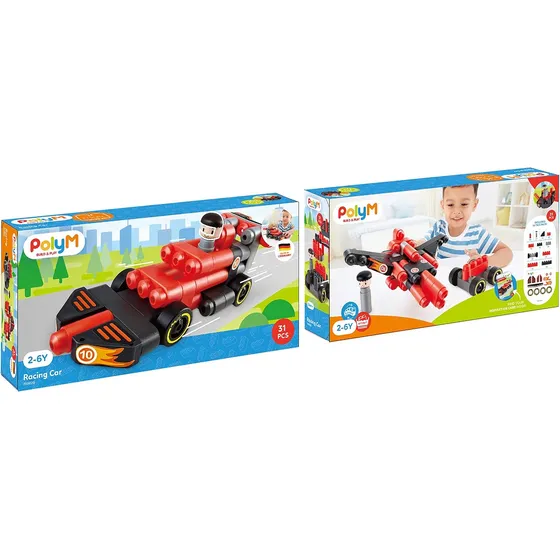 Racing Car ( Bloques 31 Piezas )  Poly M