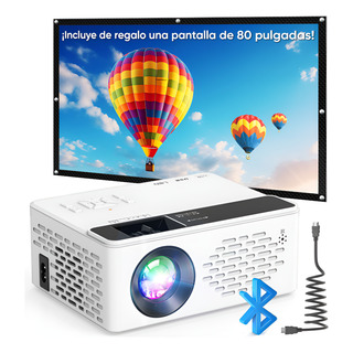 Proyector Tmy V08 Smart Led Bt Hd 8000lm Con Pantalla De 80 Proyector Tmy V08 Smart Led Bt Hd 8000lm Con Pantalla De 80