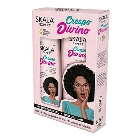 Shampoo Y Acondicionador Skala Divino Potao, Crespo Divino