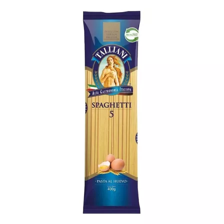 Pasta Spaghetti N°5 Talliani Al Huevo 400 G