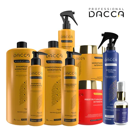 Kit Cauterização Hidratação Reconstrução Profissional Dacca