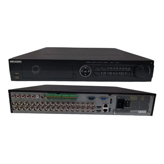Dvr Hikvision 32 Canales Analogos 8mpx 4k + 16ip