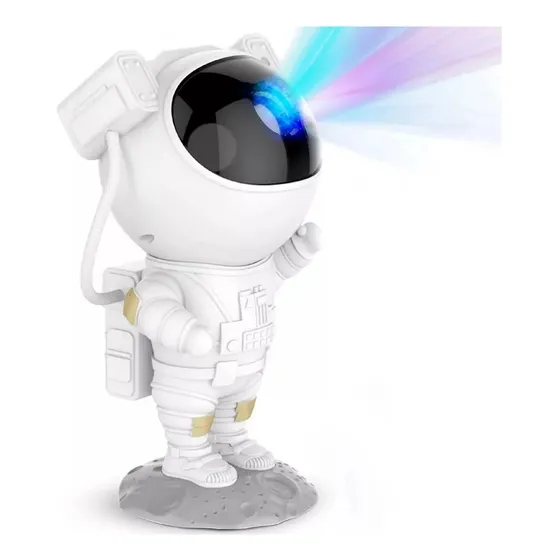 Luz Astronaut Starry Sky Projector color blanco 23cm x 12cm x 12cm de diámetro