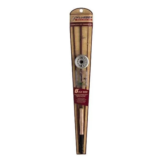 Pflueger Kit De Varilla Y Carrete De 8 Pies, Varilla De Graf
