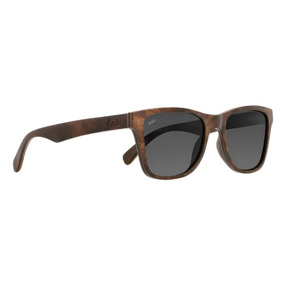 Lentes De Sol De Madera Polarizados Indie - Forest Burl
