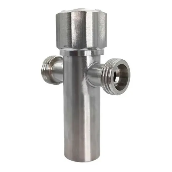 Llave De Arresto Doble De Acero Inoxidable Hembra