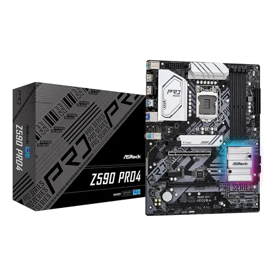 Tarjeta Madre Asrock Z590 Pro4 Socket Lga1200 4800 Mhz