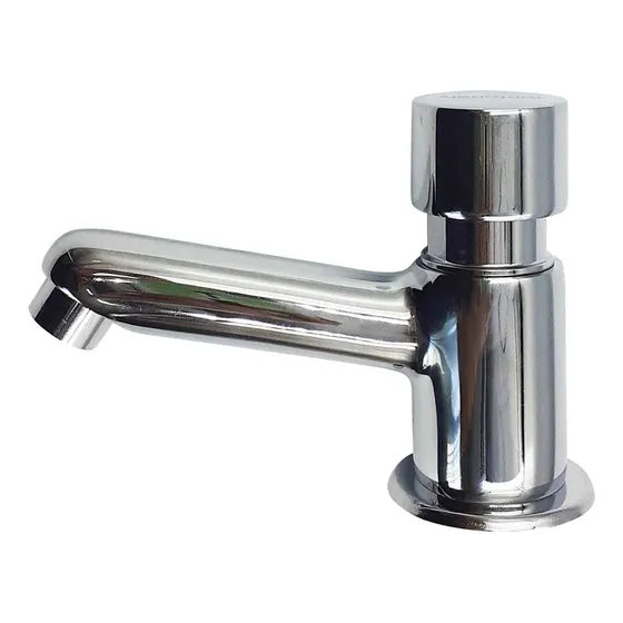 Llave Individual Temporizadora Push Para Lavabo Fontanery