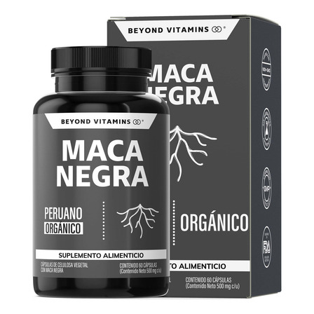 Maca Negra Peruana Orgánica 1000 Mg - Capsulas Maca Negra - Suplemento Alimenticio Testo Vegano - Vitaminas Hombres / Mujer - Testosterona 60 Cápsulas Beyond Vitamins Maca Negra Peruana Orgánica 1000 Mg - Capsulas Maca Negra - Suplemento Alimenticio Testo Vegano - Vitaminas Hombres / Mujer - Testosterona 60 Cápsulas Beyond Vitamins