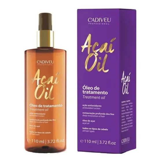 Óleo De Tratamento Cadiveu Açaí Oil 110ml Ação Antioxidante