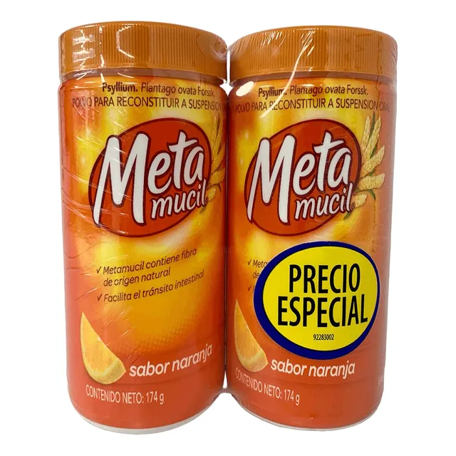 Oferta Metamucil Polvo Naranja X 2und X 174g
