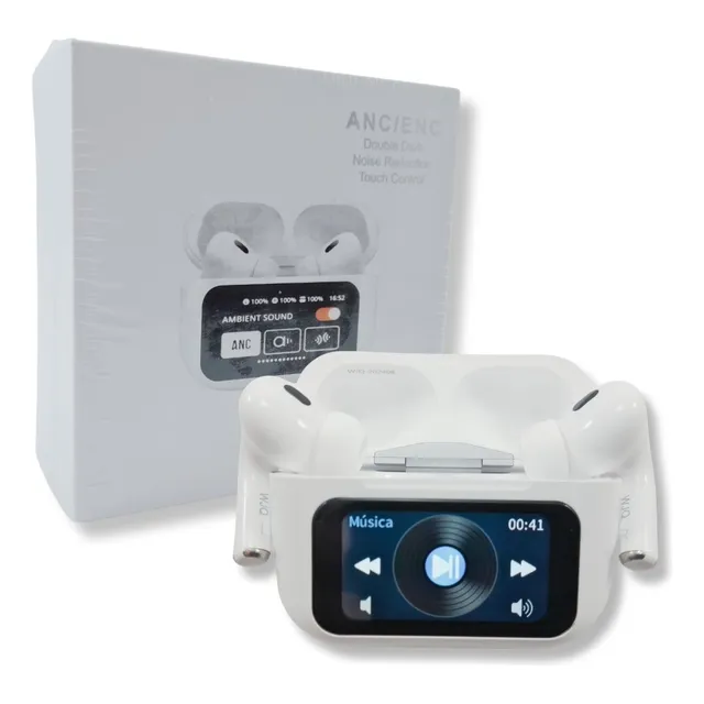 Fone Sem Fio Bluetooth A9pro Com Led E Microfone