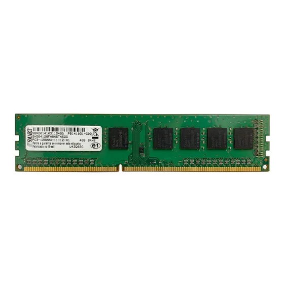 Memória RAM verde 4GB 1 Smart SH564128FH8N6TNSQG