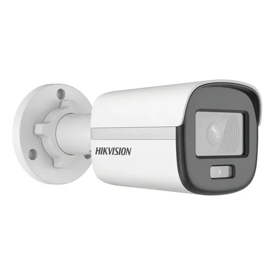 Cámara de seguridad Hikvision Ds-2ce10df0t-lpfs 2.8mm con resolución 2MP visión nocturna incluida color blanco