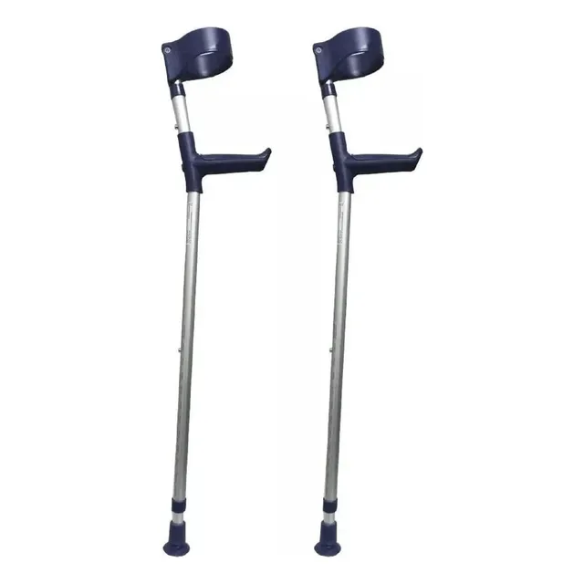 2 Baston Muleta Canadiense Ortopedico Aluminio Codera Movil 