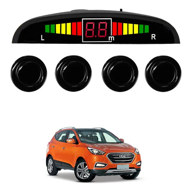 Sensor De Ré Estacionamento Preto Hyundai Ix35 2010 2011