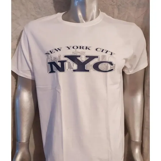 Franela Blanco New York City - Modelo 6