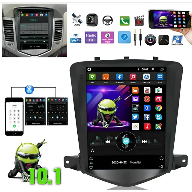 Pantalla Android Chevrolet Cruze Tipo Tesla