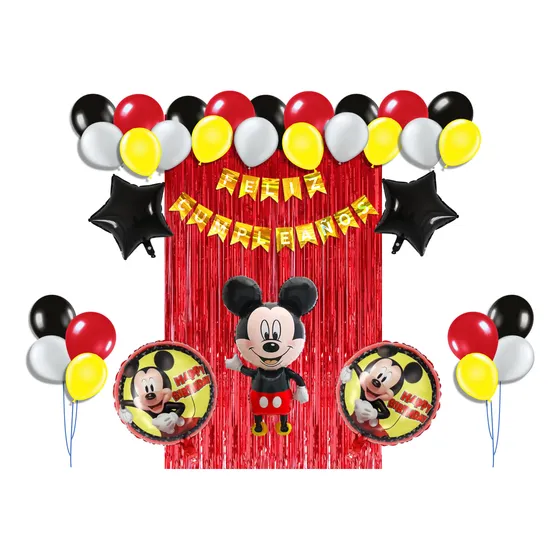Kit Decoración Para Fiesta De Cumpleaños Temática (58 Pzas)